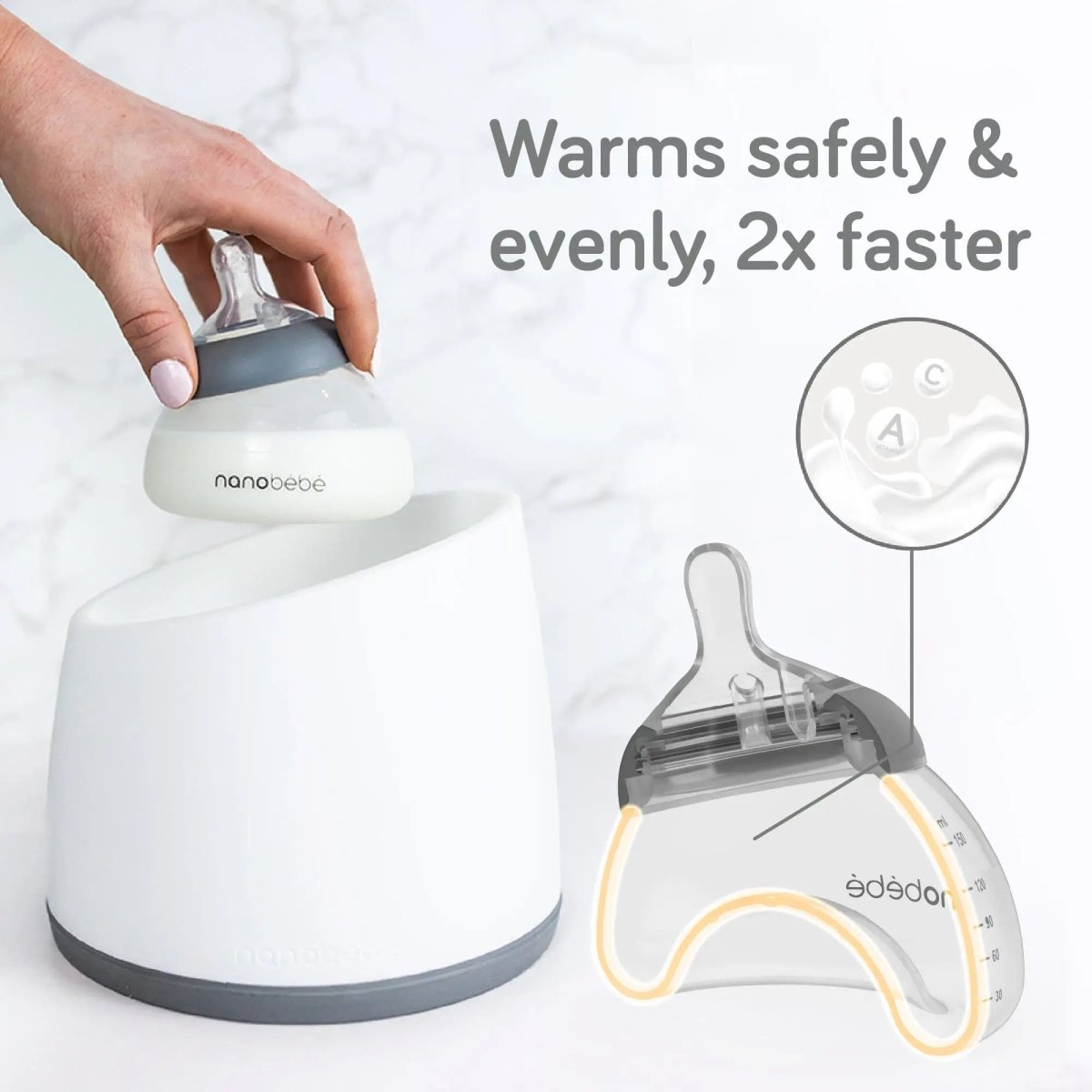 Nanobébé Breastmilk Baby Bottle - Baby & Toddler > Nursing & Feeding > Baby Bottles > Anti Colic Bottles Baby Bottles