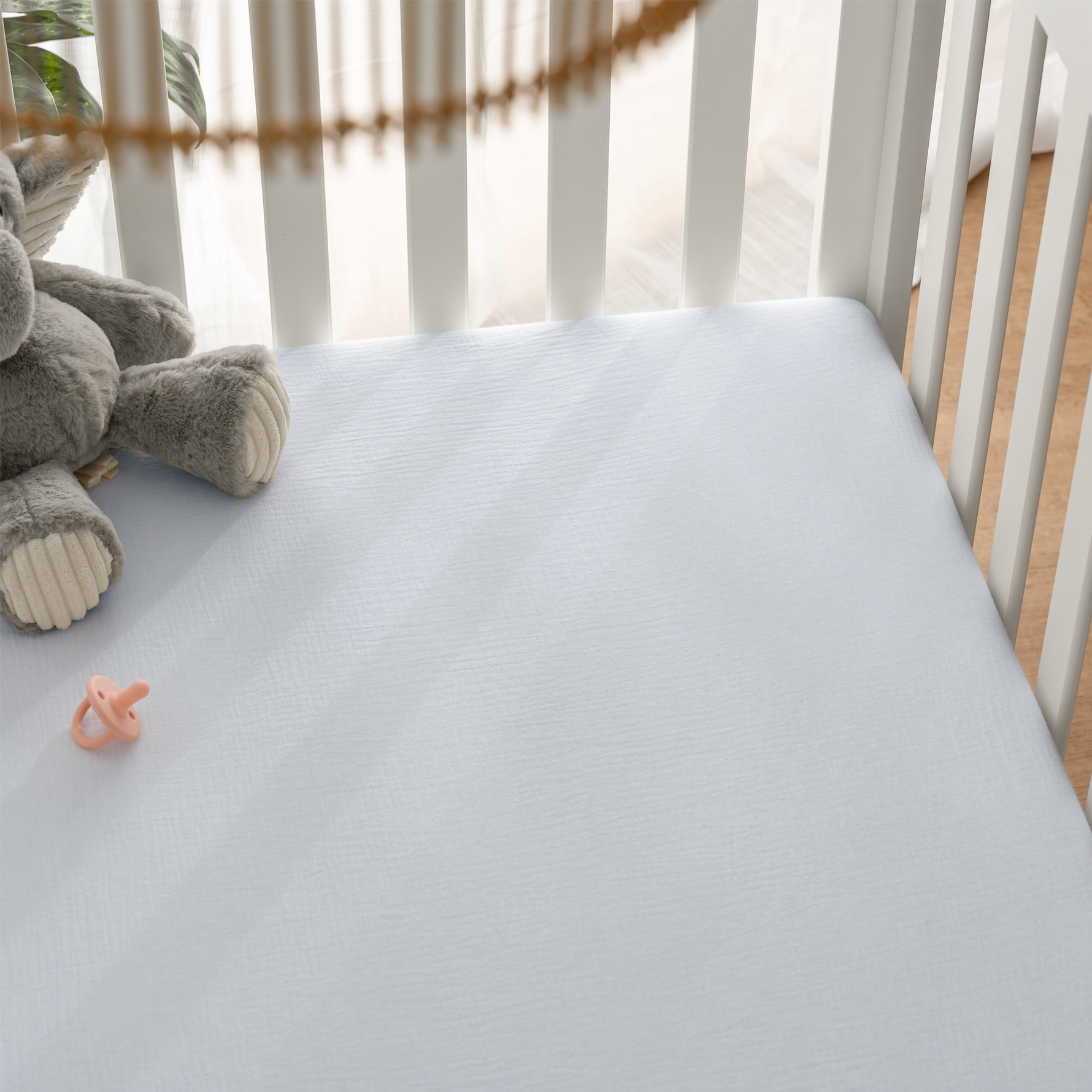 Breathable Muslin Fitted Crib Sheet Universal Fit Mattresses Comfy Cubs Everetts Place: Online Boutique