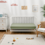 Breathable Muslin Fitted Crib Sheet Universal Fit Mattresses Comfy Cubs Everetts Place: Online Boutique