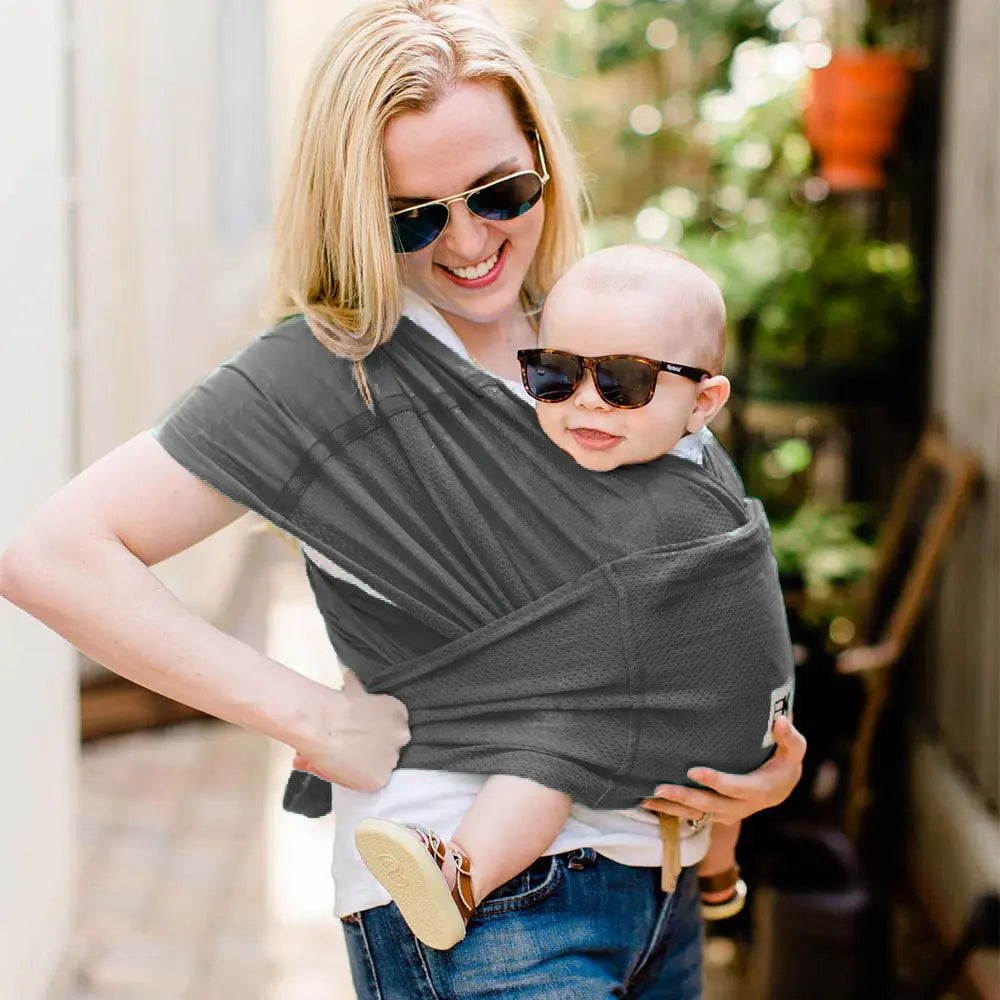 Baby K'tan Breeze Baby Carrier Charcoal Baby K'tan