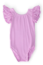 Bright Lilac Flutter Sleeve Leotard For Toddler Dancer Mila & Rose ® Everetts Place: Online Boutique