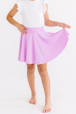 Mila & Rose ® Bright Lilac Twirl Skort With Attached Shorts For Girls - Everetts Place Boutique - 