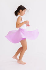 Mila & Rose ® Bright Lilac Twirl Skort With Attached Shorts For Girls - Everetts Place Boutique - 