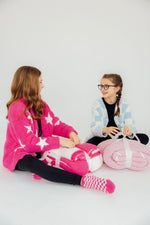 Bright Pink Checker Bow Cozy Blanket for Snuggle Time Mila & Rose ® Everetts Place: Online Boutique