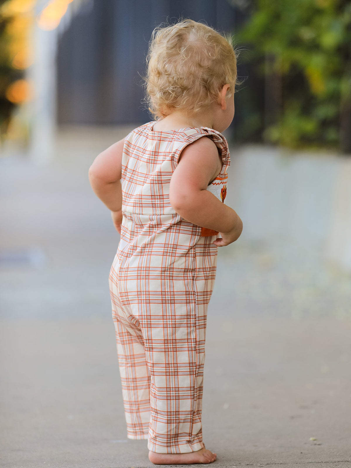 Baby JonJon, Thanksgiving Turkey Plaid by Rylee Faith Designs