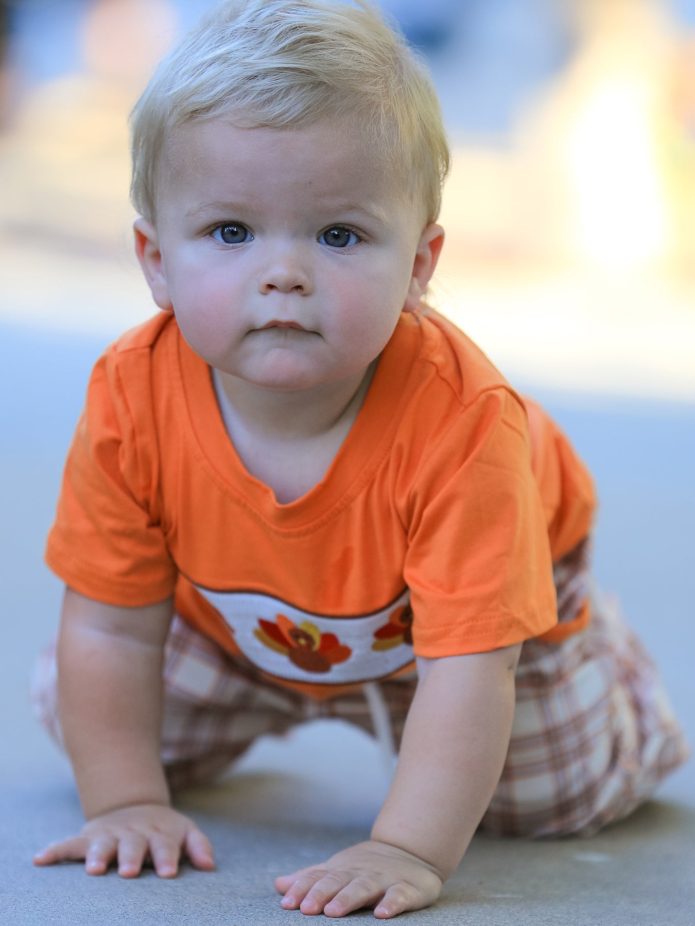 Boys Pants Set, Thanksgiving Turkey Plaid by Rylee Faith Designs