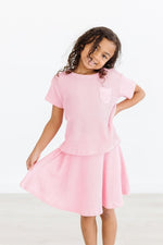 Mila & Rose ® Bubblegum Pink Scrunchy Twirl Skort With Built In Shorts - Everetts Place Boutique - 
