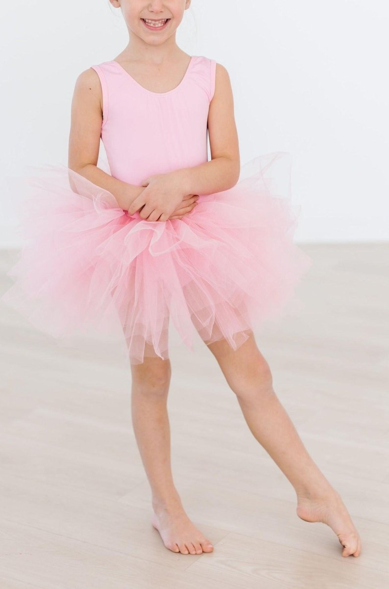 Mila & Rose ® Bubblegum Pink Tank Tutu Leotard For Girls Dance Class - Everetts Place Boutique - 