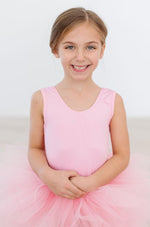 Mila & Rose ® Bubblegum Pink Tank Tutu Leotard For Girls Dance Class - Everetts Place Boutique - 