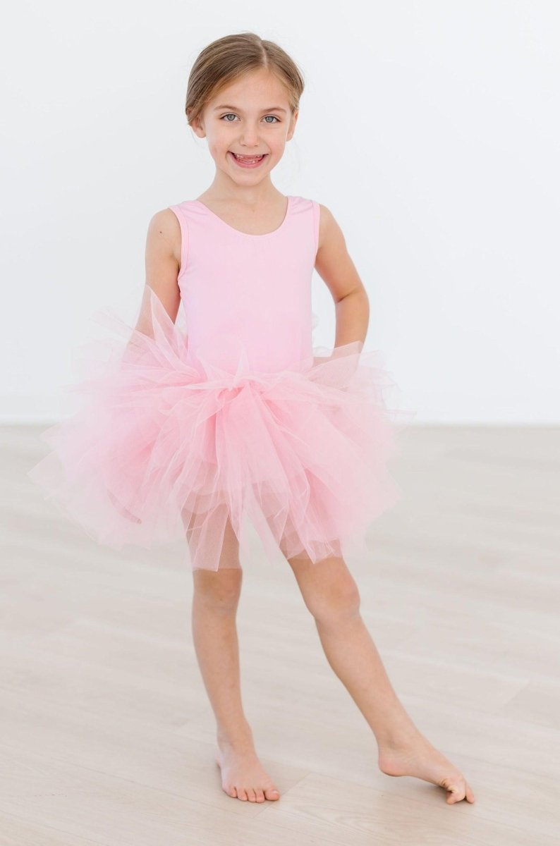 Mila & Rose ® Bubblegum Pink Tank Tutu Leotard For Girls Dance Class - Everetts Place Boutique - 