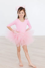 Bubblegum Pink Three Quarter Tutu Leotard For Girls Dance Mila & Rose ® Everetts Place: Online Boutique