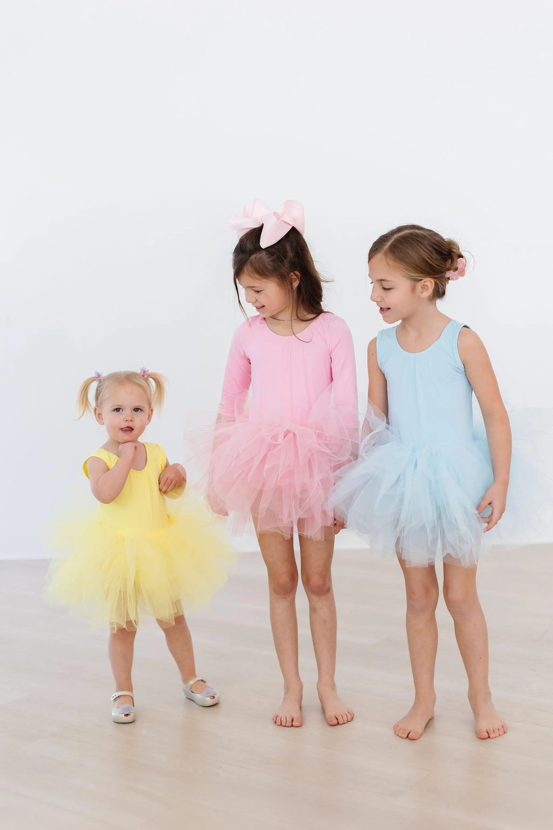Bubblegum Pink Three Quarter Tutu Leotard For Girls Dance Mila & Rose ® Everetts Place: Online Boutique