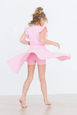 Mila & Rose ® Bubblegum Pink Twirl Skort With Attached Shorts For Girls - Everetts Place Boutique - 