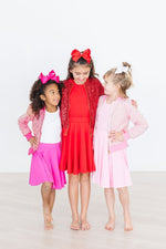 Mila & Rose ® Bubblegum Pink Twirl Skort With Attached Shorts For Girls - Everetts Place Boutique - 