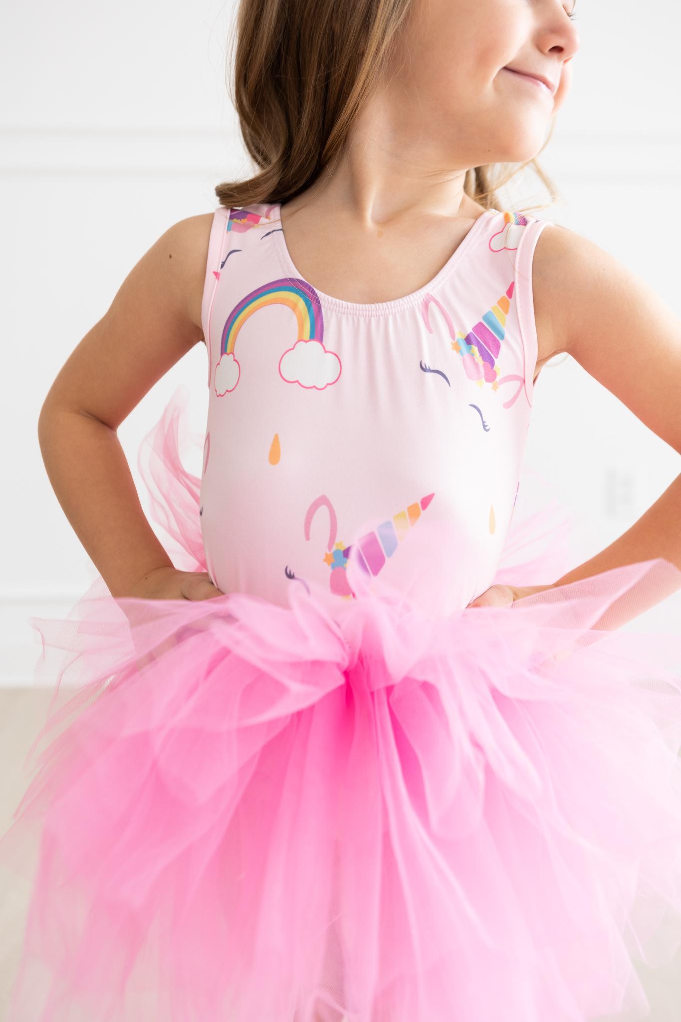 Bubblegum Unicorn Tank Tutu Leotard For Girls Dancewear Mila & Rose ® Everetts Place: Online Boutique