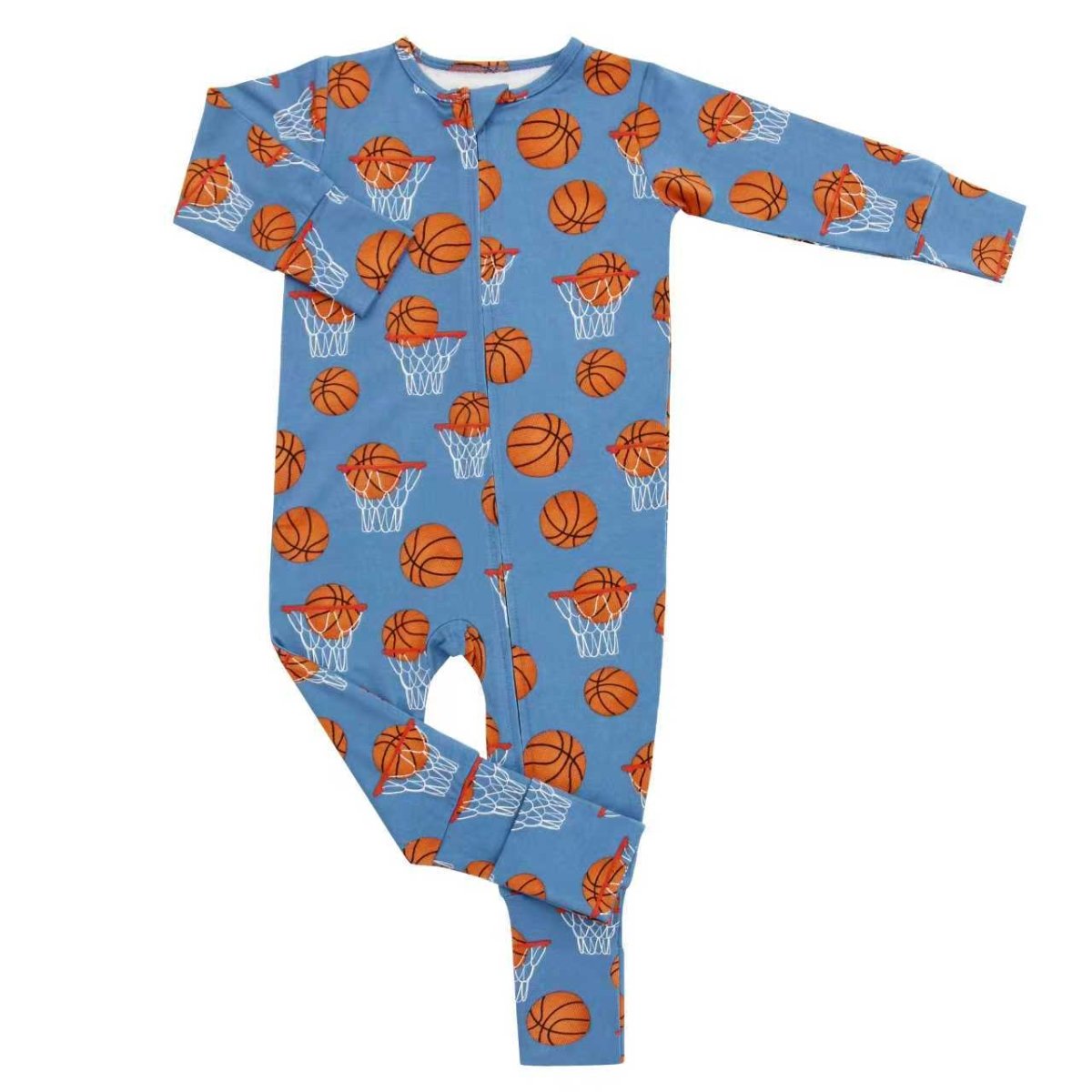 Sweet Bamboo Buckets Convertible Baby Romper With 2 Way Zip Easy Changes - Everetts Place Boutique - 
