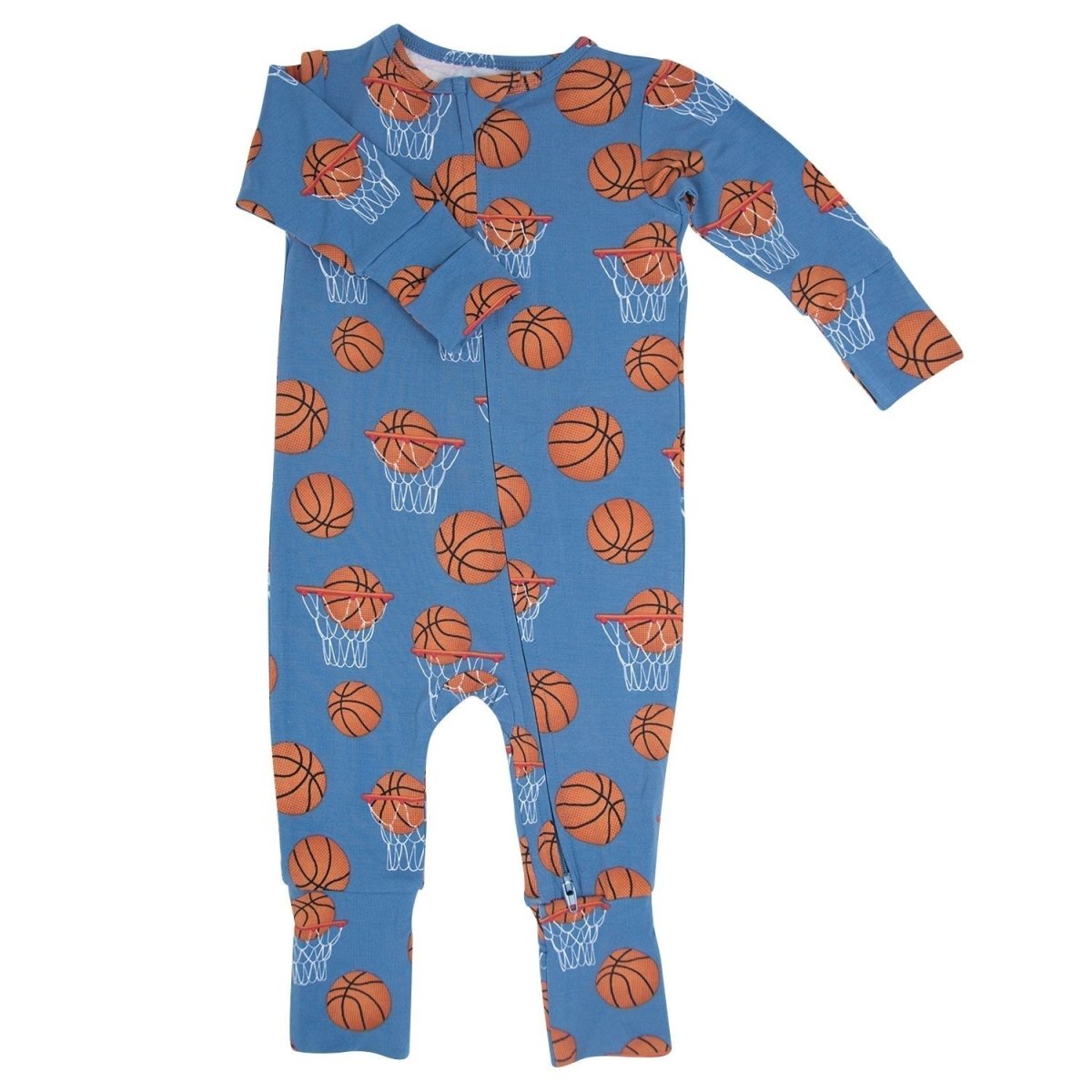 Sweet Bamboo Buckets Convertible Baby Romper With 2 Way Zip Easy Changes - Everetts Place Boutique - 