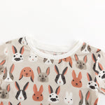 Dreamlet Bunny Crew Two Piece Set Dreamlet Bamboo Viscose Spandex - Apparel & Accessories > Clothing > Baby & Toddler Clothing > Baby & Toddler Sleepwear Two Piece PJs