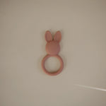 Mushie Bunny Teether Made from Non Toxic Food Grade Silicone - Baby & Toddler > Baby Toys & Activity Equipment > Baby Soothers teether