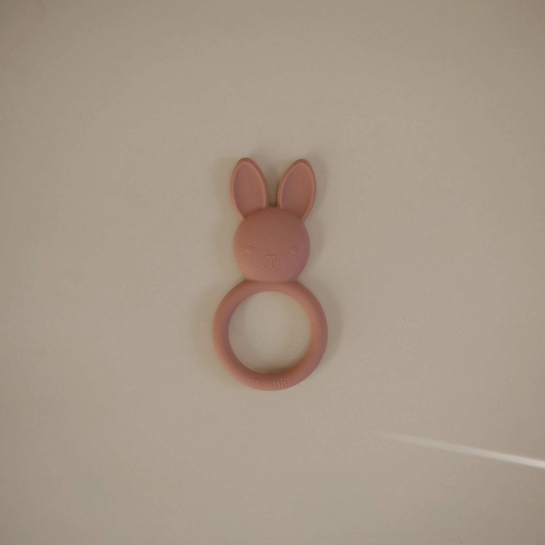 Mushie Bunny Teether Made from Non Toxic Food Grade Silicone - Baby & Toddler > Baby Toys & Activity Equipment > Baby Soothers teether