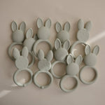 Mushie Bunny Teether Made from Non Toxic Food Grade Silicone - Baby & Toddler > Baby Toys & Activity Equipment > Baby Soothers teether