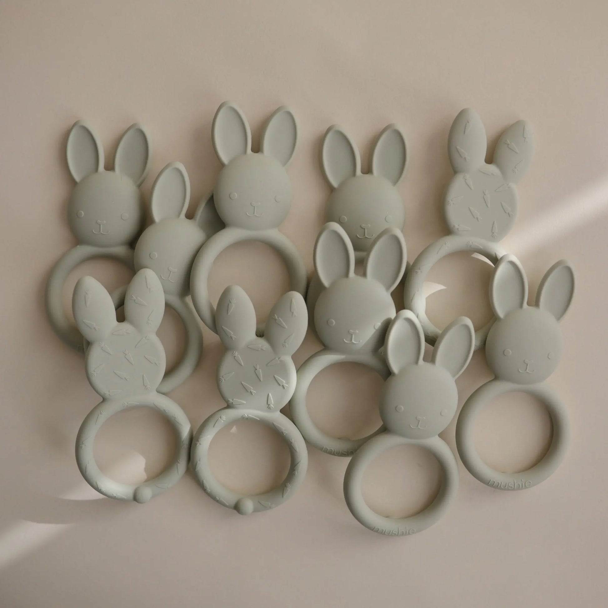 Bunny Teether Made from Non Toxic Food Grade Silicone Mushie Everetts Place: Online Boutique