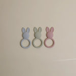 Mushie Bunny Teether Made from Non Toxic Food Grade Silicone - Baby & Toddler > Baby Toys & Activity Equipment > Baby Soothers teether