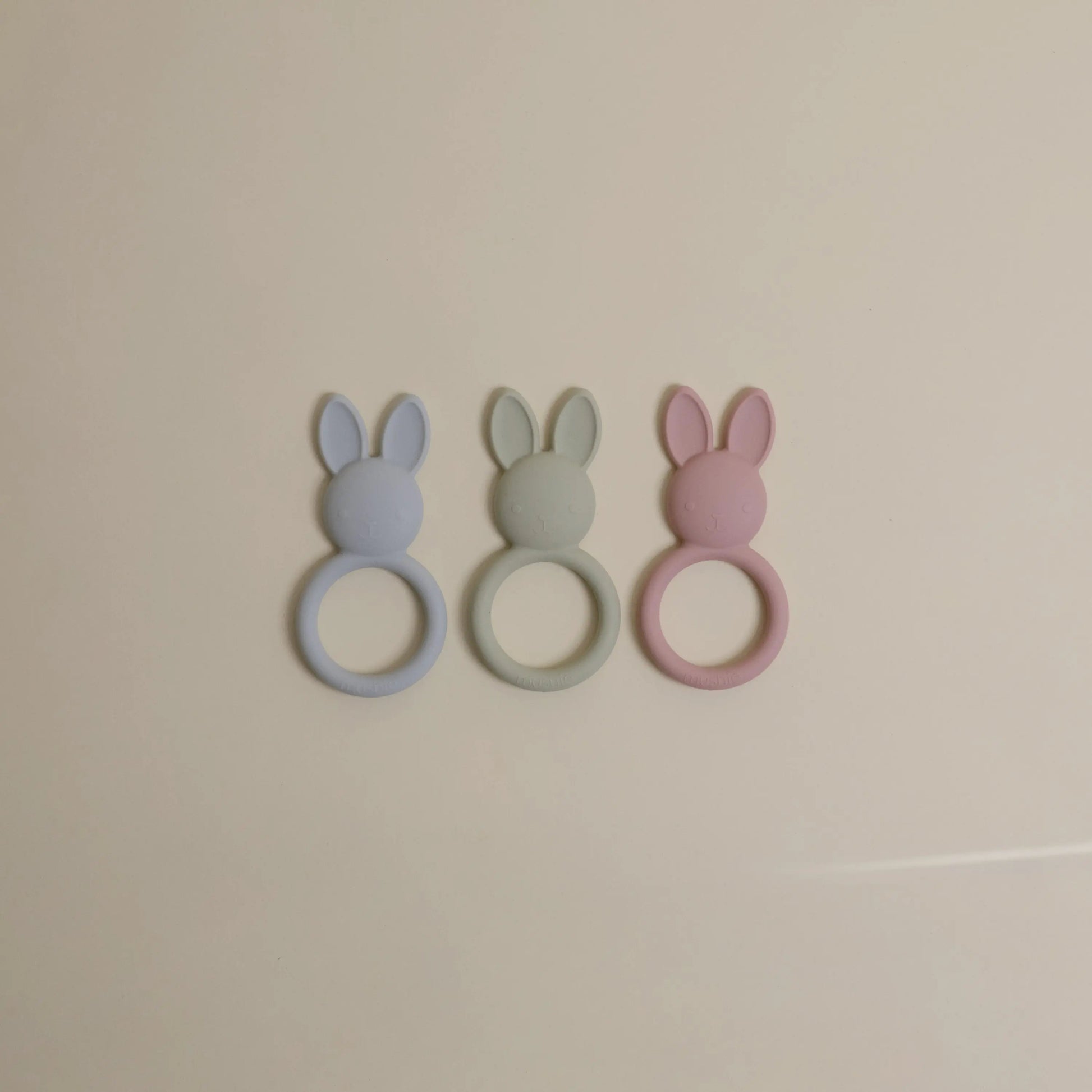 Bunny Teether Made from Non Toxic Food Grade Silicone Mushie Everetts Place: Online Boutique
