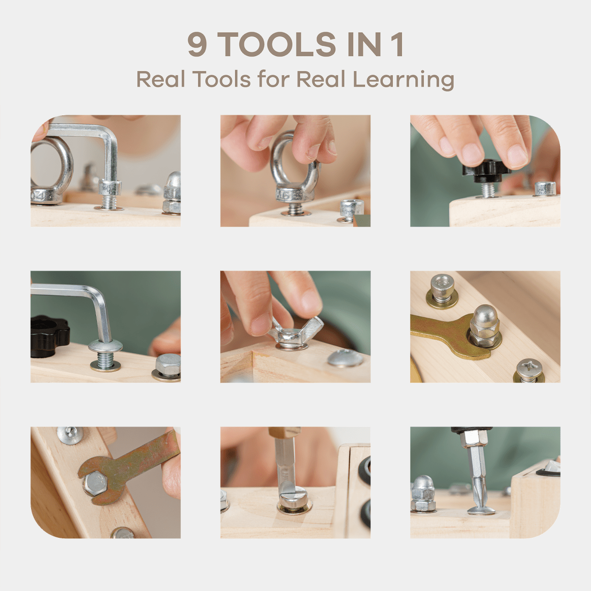 Comfy Cubs Busy Board Toy Truck Set Natural Wood For 3 Plus Ages - Everetts Place Boutique - 