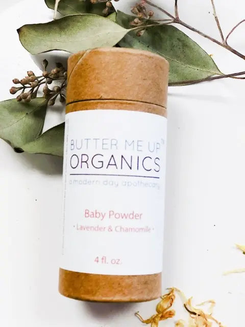 Butter Me Up Organics All Natural Talc Free Baby Powder Feminine Care Butter Me Up Organics 