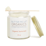 Butter Me Up Organics Natural Sunscreen SPF 45 Non Nano Zinc Oxide Butter Me Up Organics 