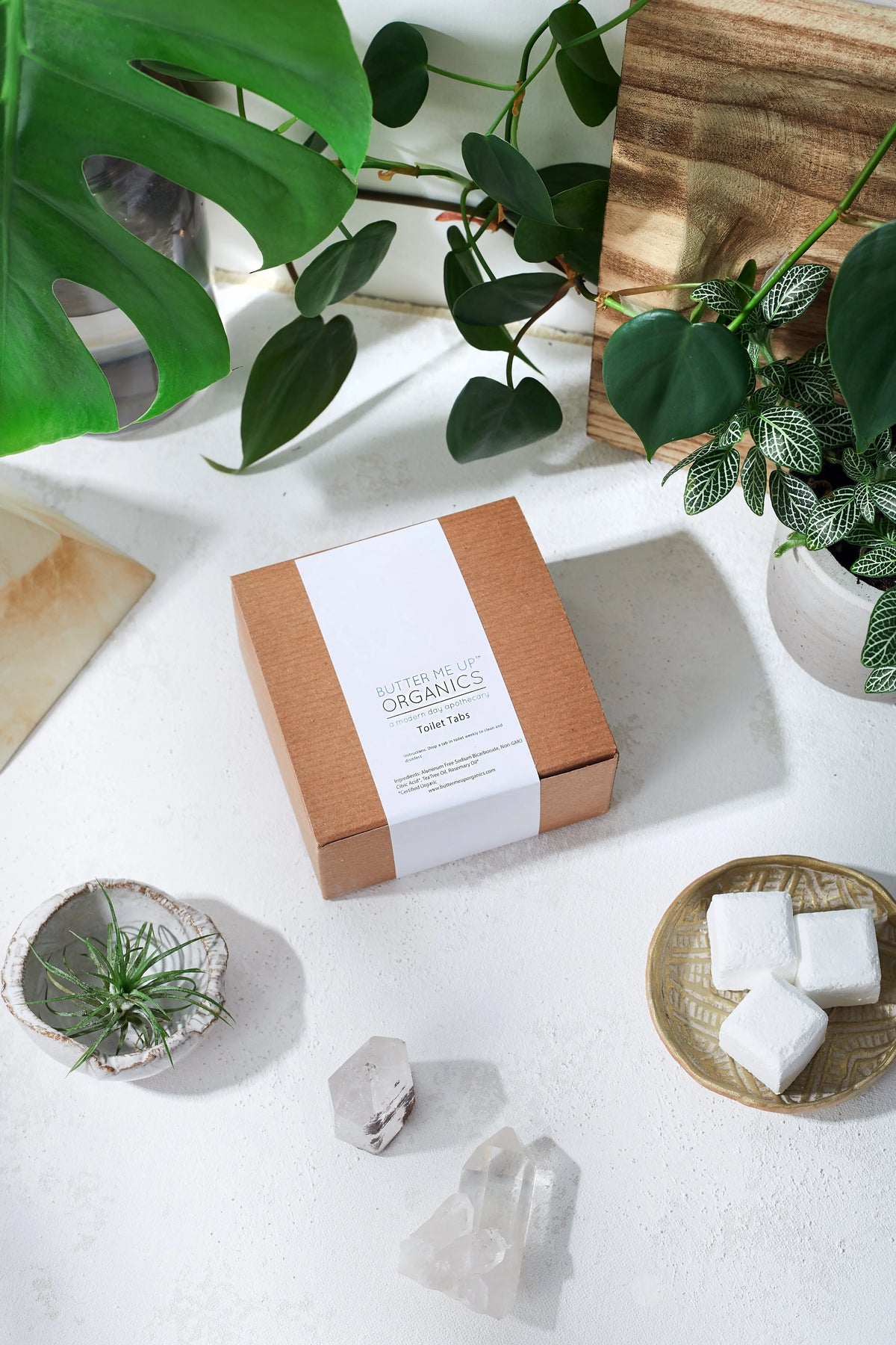 Butter Me Up Organics Organic Toilet Tabs Antibacterial Cleaning Tablets Butter Me Up Organics 