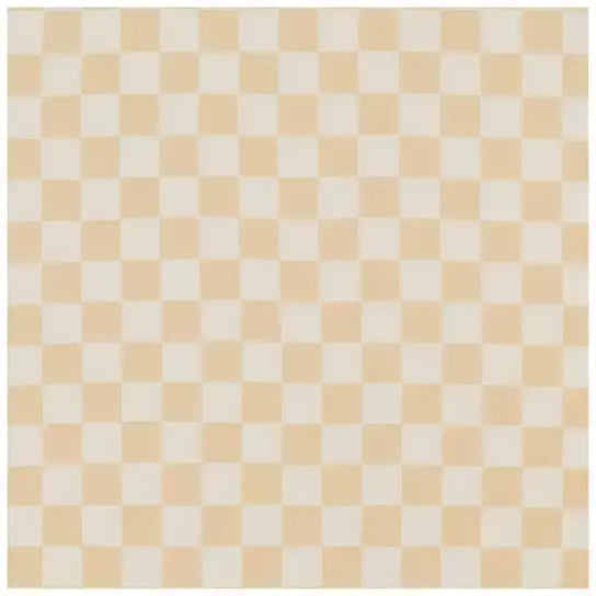 Butter Yellow & White Checkered Crib Sheet Little Mae & Co 