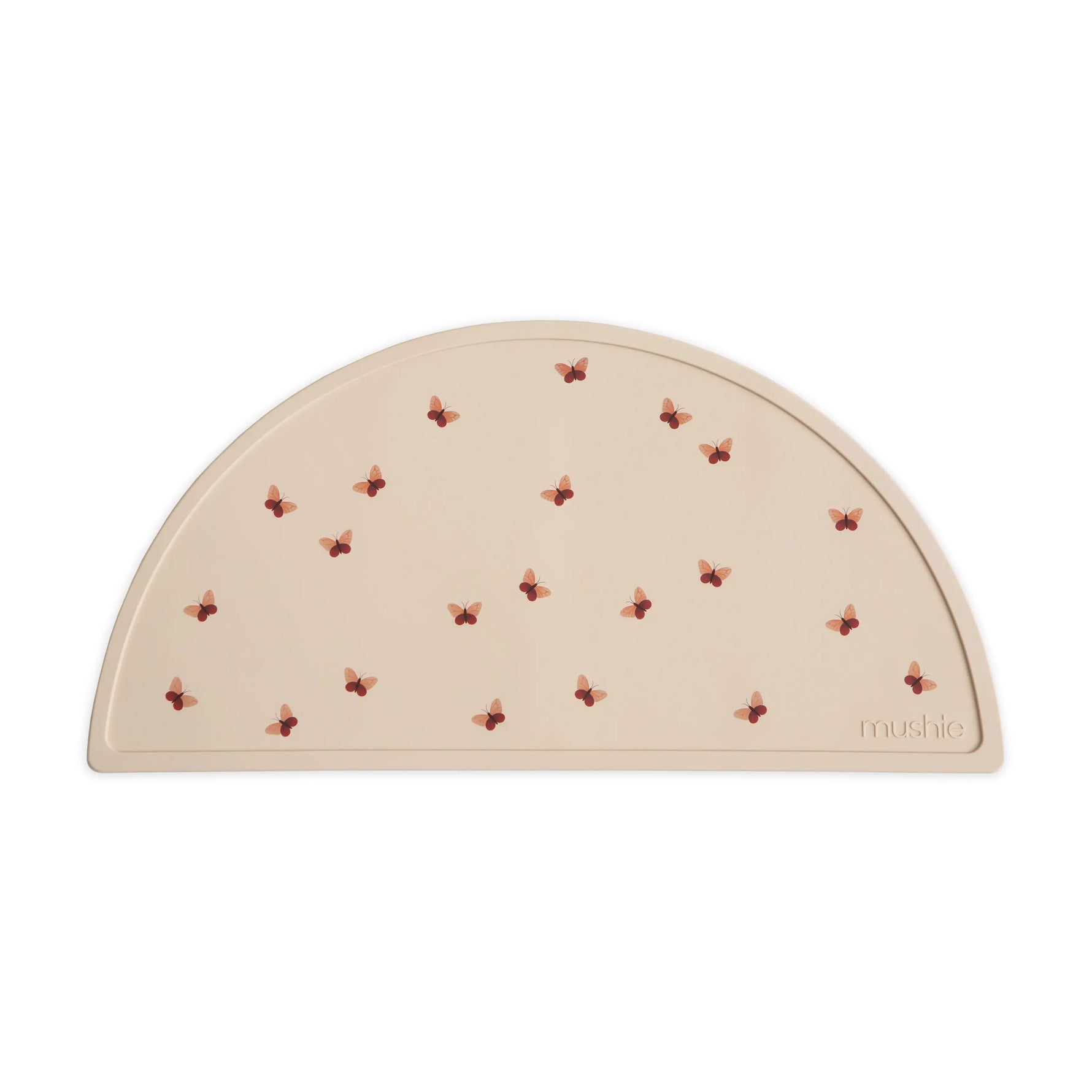 Mushie Silicone Placemat for Kids Durable and Easy to Clean Food Grade Silicone Stylish Design - Home & Garden > Linens & Bedding > Table Linens > Placemats silicone mat