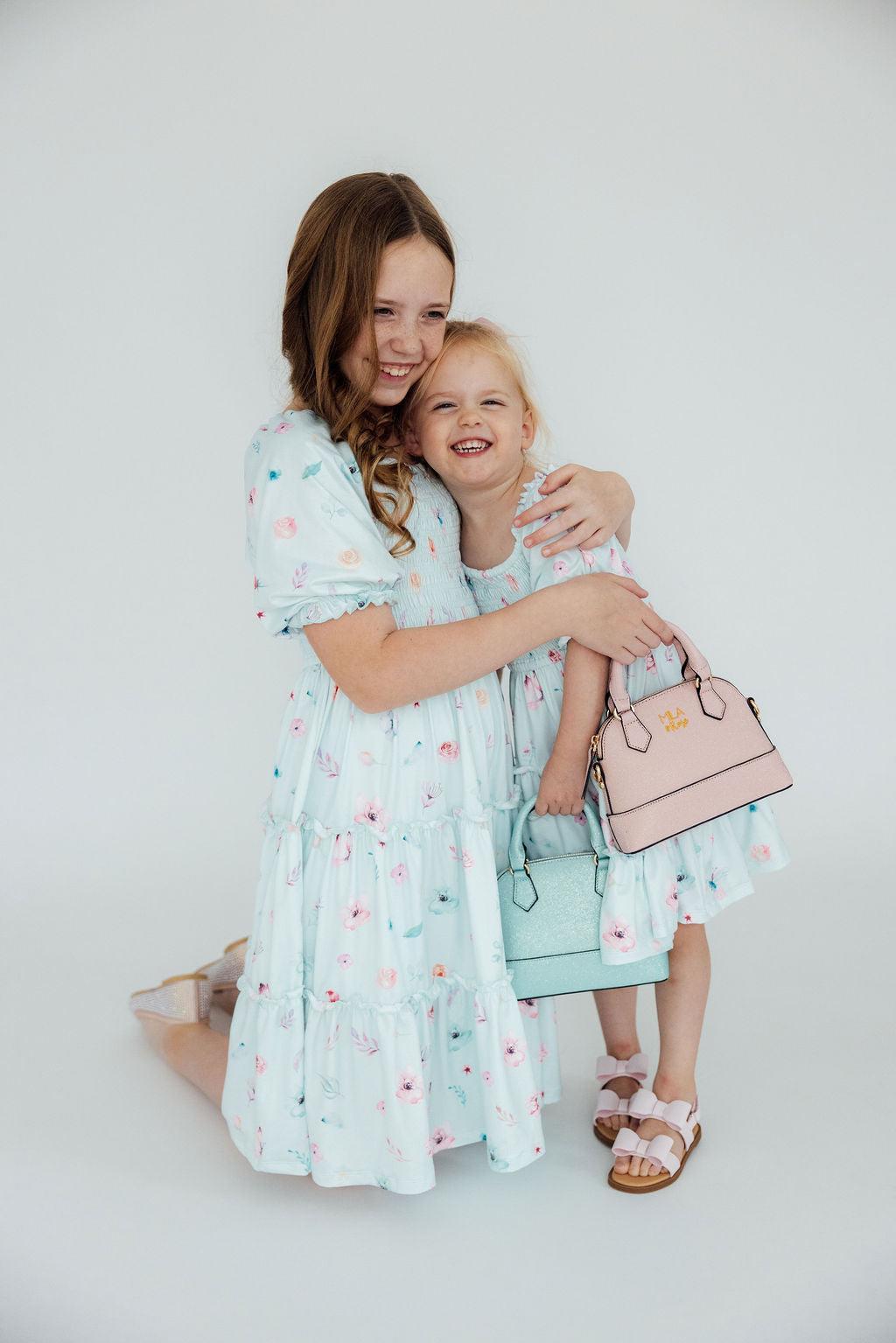 Butterfly Ballet Smocked Ruffle Dress For Girls Twirl Mila & Rose ® Everetts Place: Online Boutique