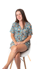Women’s My First National Parks Adventure 2-Piece Shorts Pajama Set by Rayn’s Tiny Stitches