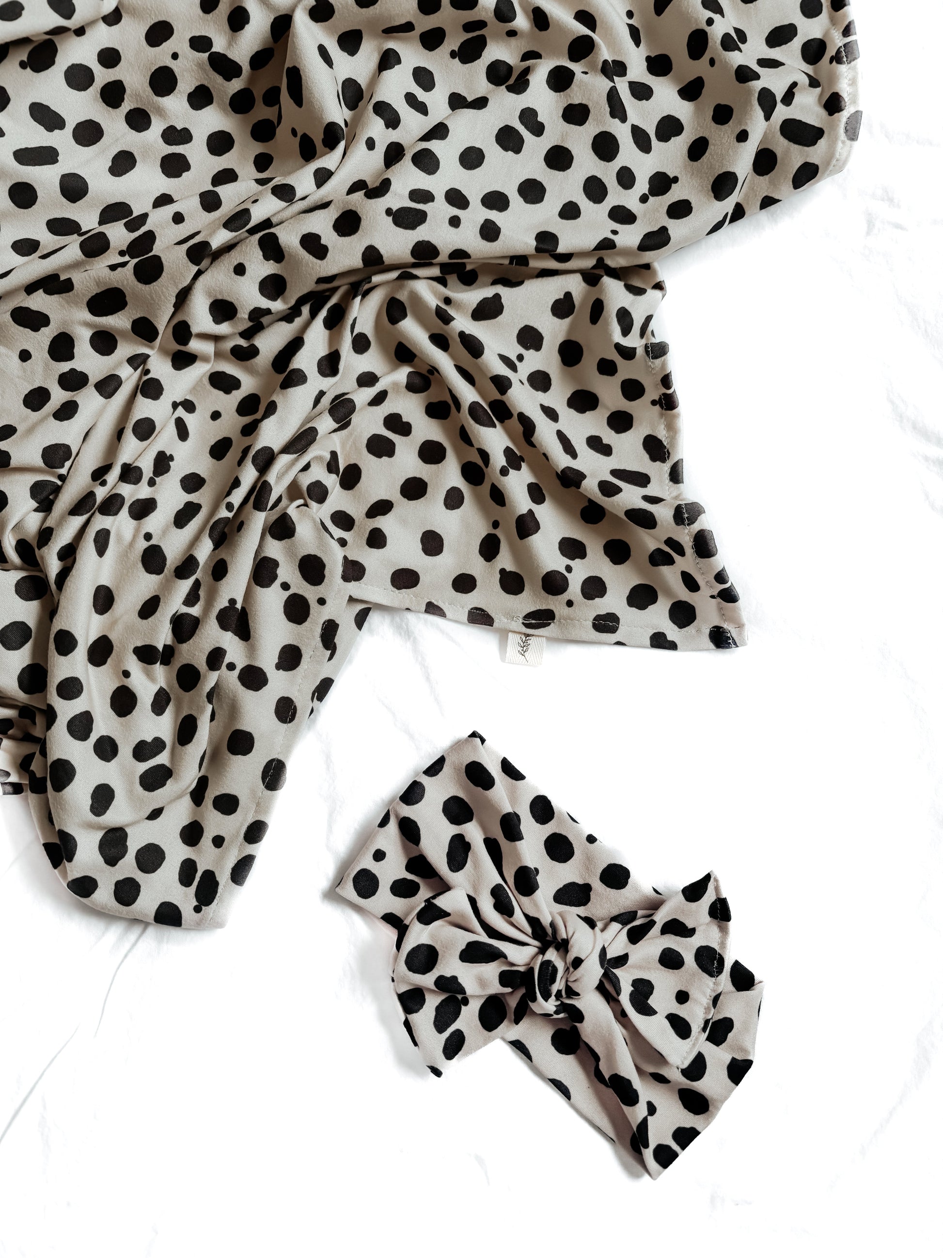 Sahara Swaddle Set For Newborns Bolero Knit Baby Gift Little Mae & Co Everetts Place: Online Boutique
