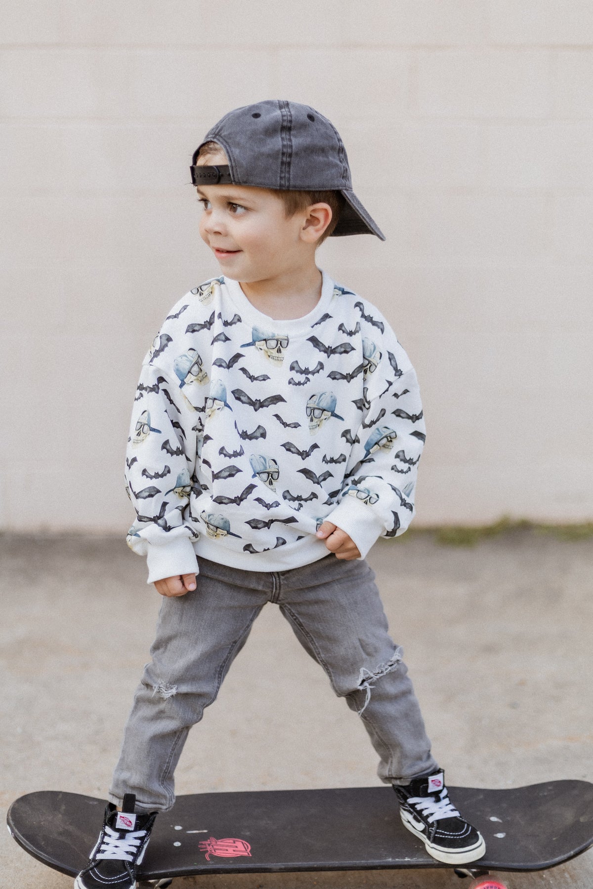 Bamboo Bubble Romper, Spooky Bro by Little Joy Co. (view 6 of 15)