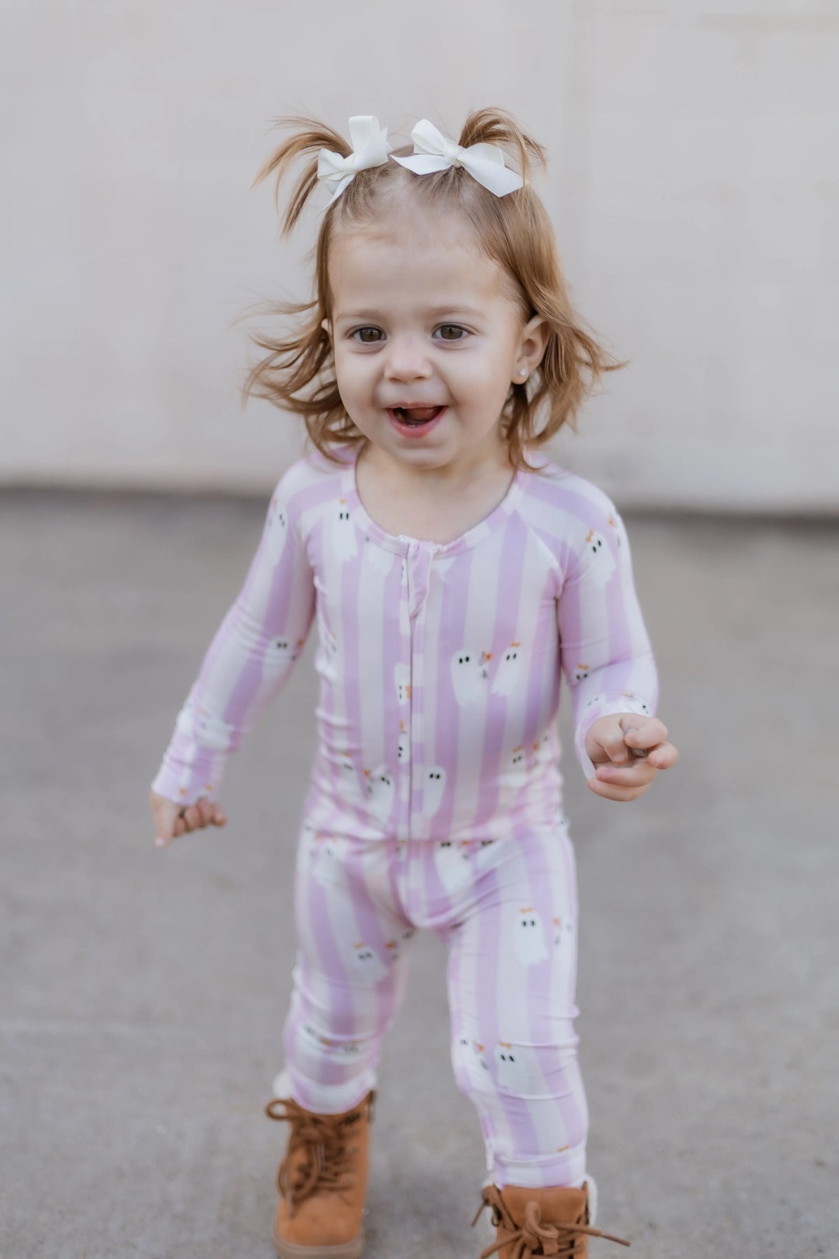 Be My Boo Halloween Bamboo Zippy Pajamas Little Joy Co. 