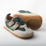 Sneaker, Double Velcro, Wide Opening, Athletic Stripe by Little Love Bug Co.