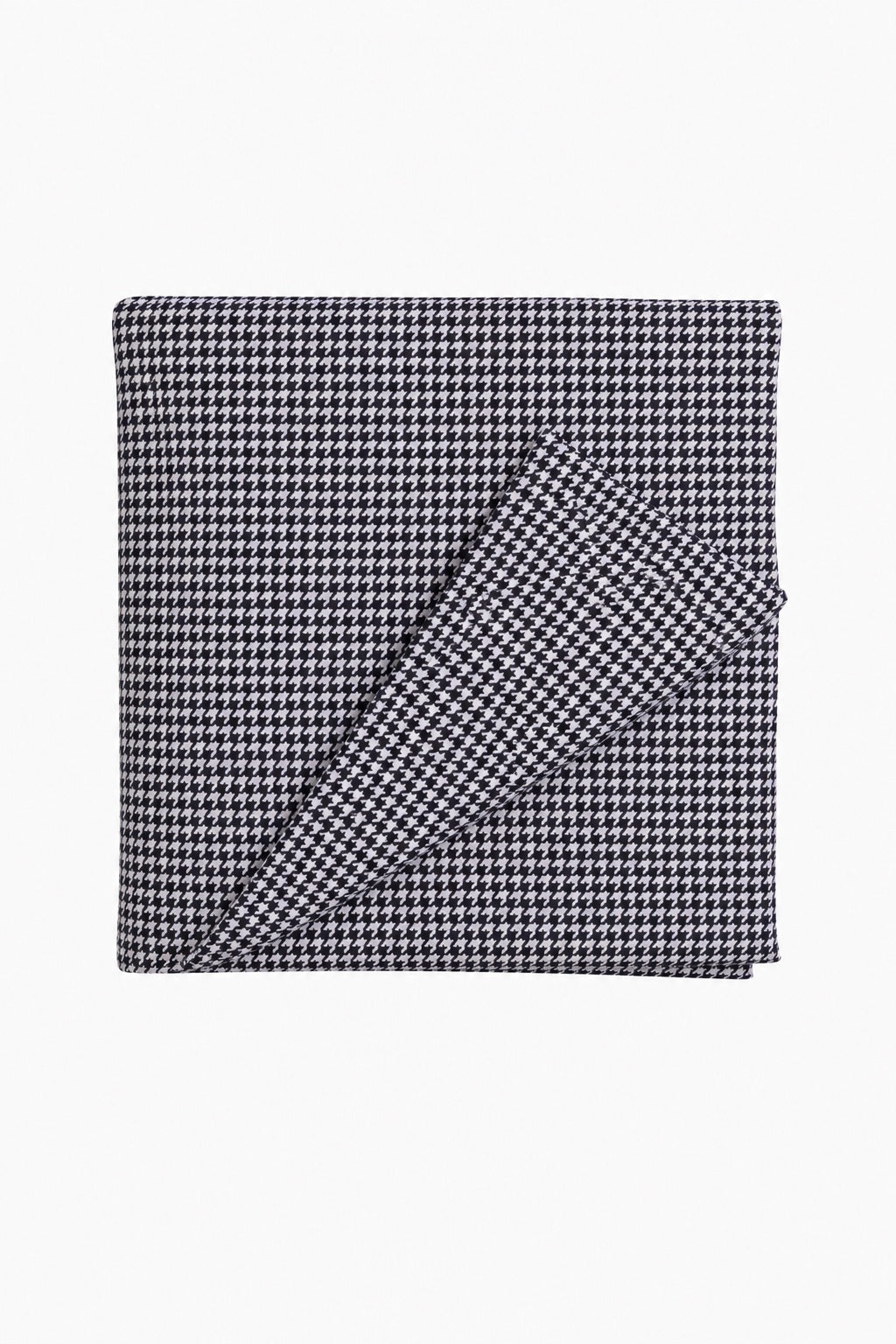 Black White Houndstooth Crib Quilted Blanket by Little Mae & Co