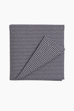Black White Houndstooth Crib Quilted Blanket by Little Mae & Co