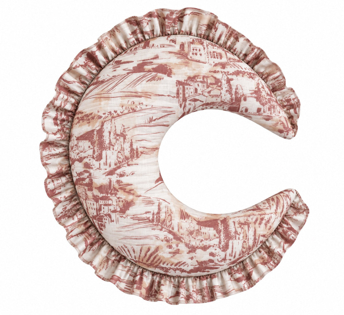 Feeding Support Old Ruffle Nursing Pillow Cover by Little Mae & Co