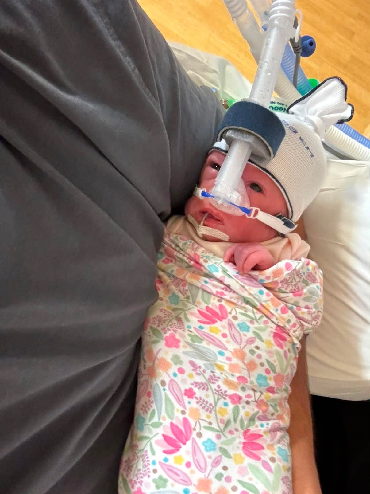 Tiny Blooms Swaddle Blanket