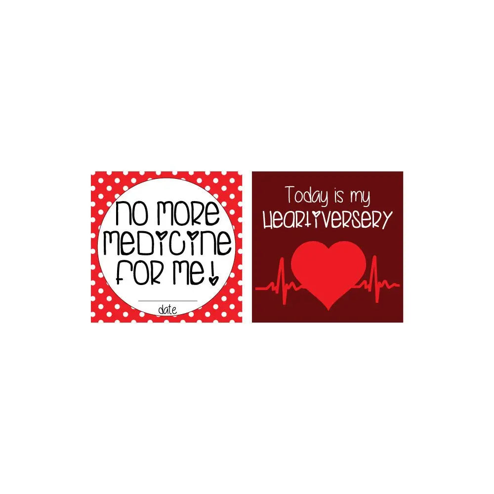 Three Little Tots CHD Heart Warrior Plastic Moment Cards - 