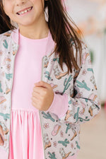 Cactus Cowgirl Shimmer Satin Jacket Mila And Rose Signature Mila & Rose ® Everetts Place: Online Boutique