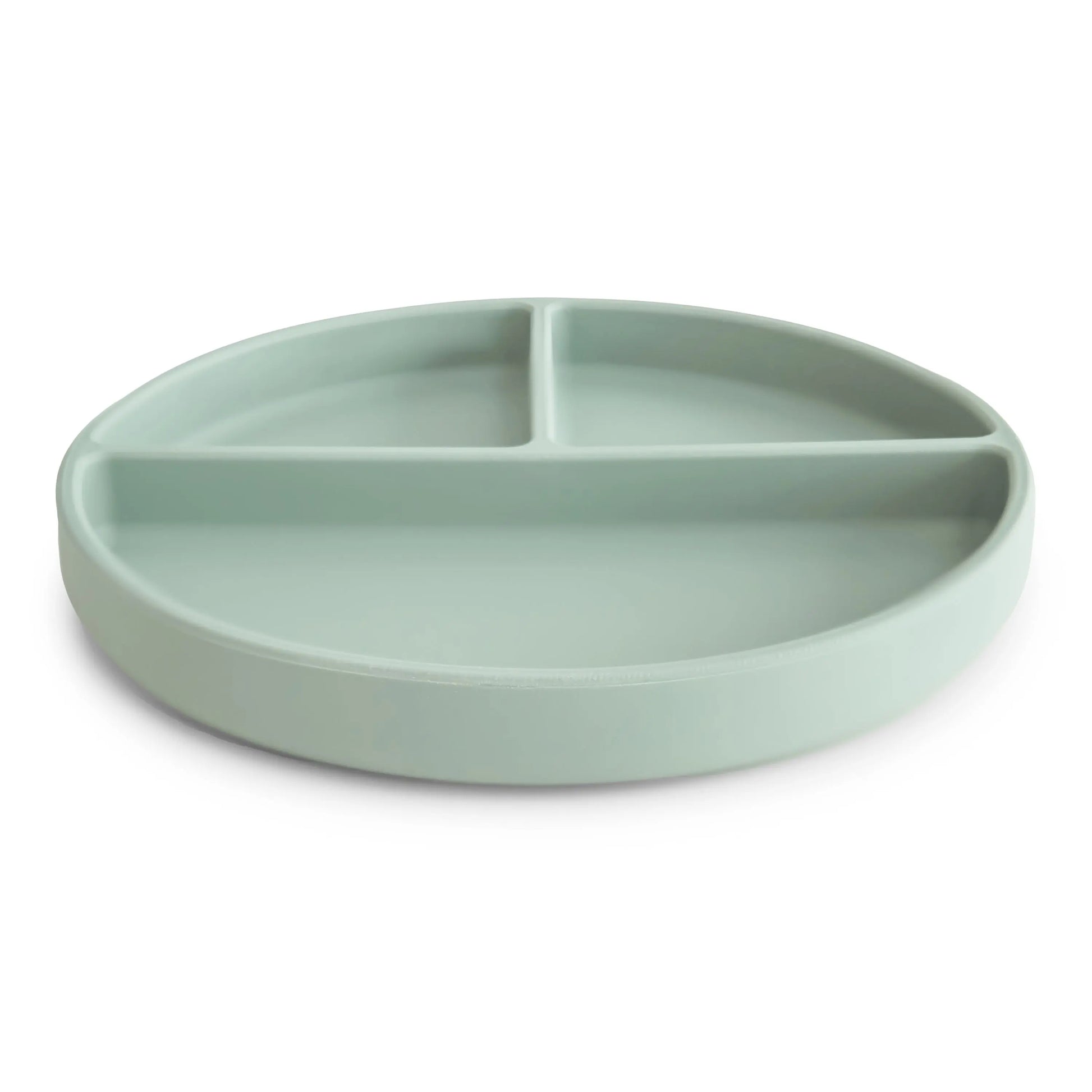 Silicone Suction Plate for Babies Food Grade Safe Design Minimizes Spills Mushie