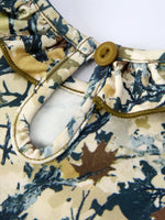 Rylee Faith Designs Camo Duck Smocked Bow Ruffle Sleeves Girls Dress - 