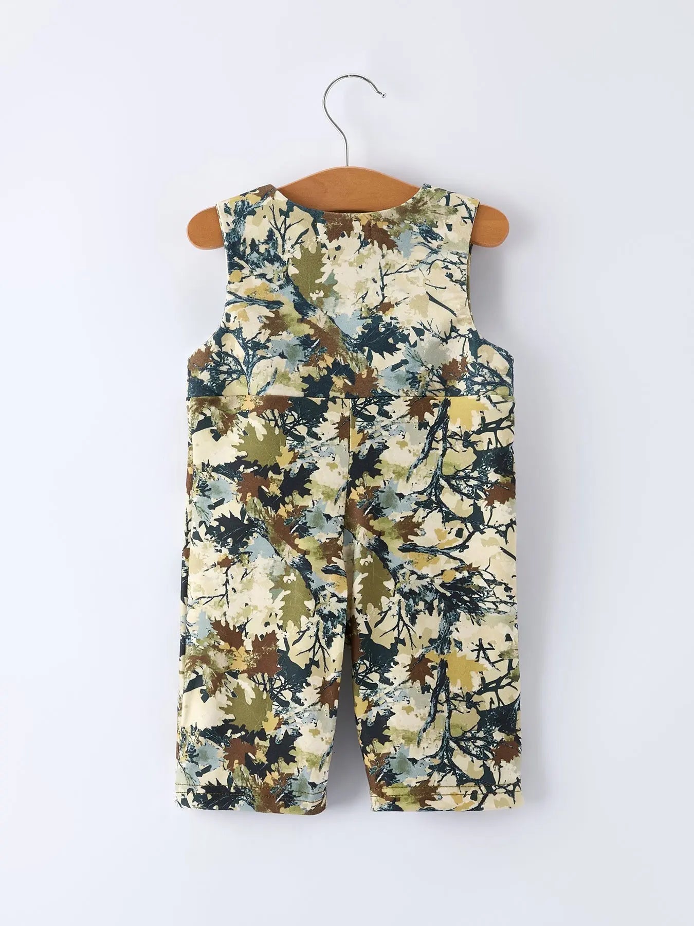 Rylee Faith Designs Camo Duck Smocking Embroidery Baby Boy Romper - 