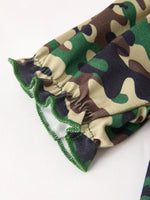 Rylee Faith Designs Camouflage Duck Smocking Embroidery Girls Romper - 
